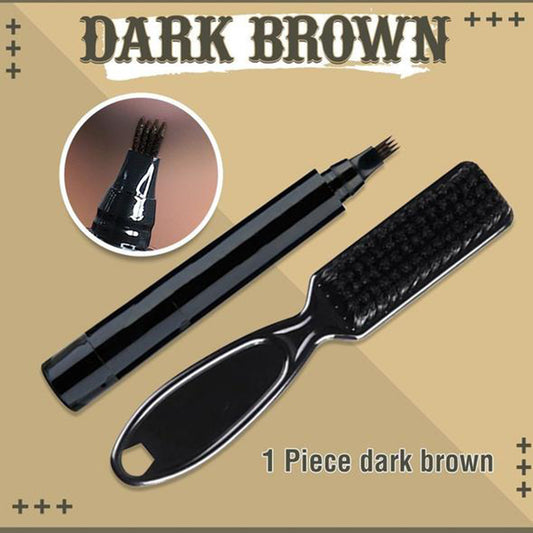 EELHOE Beard Hair Color Pen In Black Or Brown